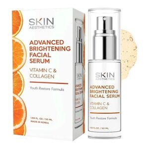 Skin Aesthetics Advanced‎ Brightening Facial Serum - Vitamin C & Collagen - 1.69
